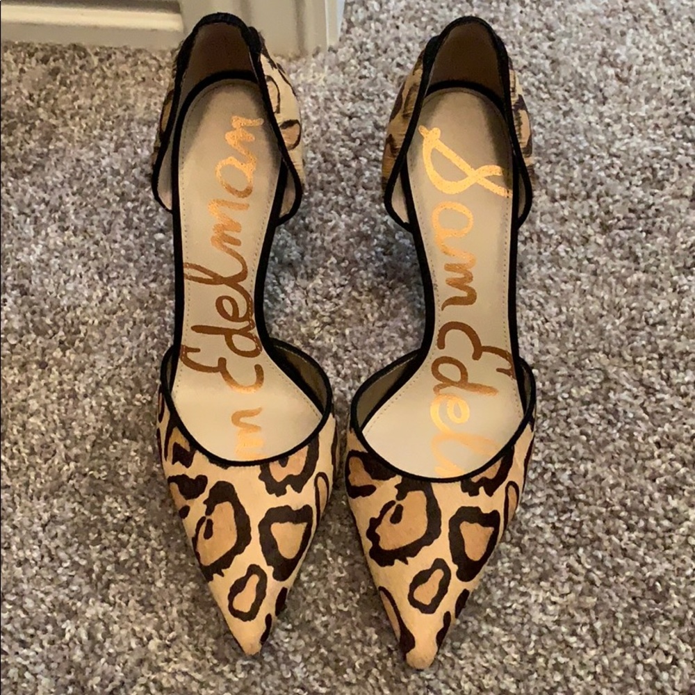 Sam Edelman Leopard Heels